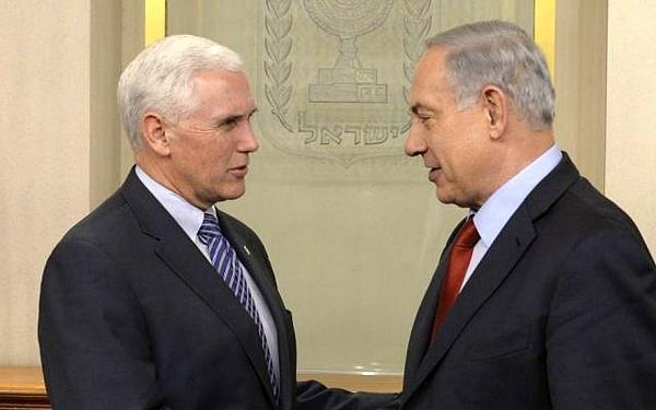 نتانیاهو و مایک پنس,اخبار سیاسی,خبرهای سیاسی,سیاست خارجی