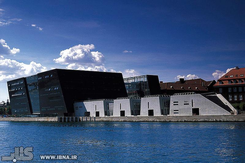 عکس کتابخانه الماس سیاه دانمارک,تصاویر کتابخانه الماس سیاه دانمارک,عکس کتابخانه الماس سیا