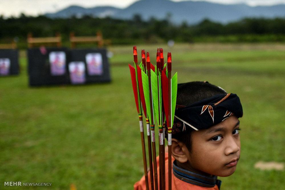 تصاویر جشنواره تیراندازی در مالزی,عکسهای جشنواره سنتی تیراندازی در مالزی,عکس های جشنواره تیراندازی نگری سمبیلان