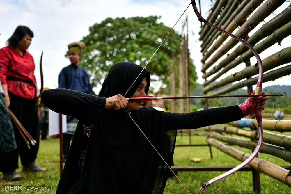 تصاویر جشنواره تیراندازی در مالزی,عکسهای جشنواره سنتی تیراندازی در مالزی,عکس های جشنواره تیراندازی نگری سمبیلان