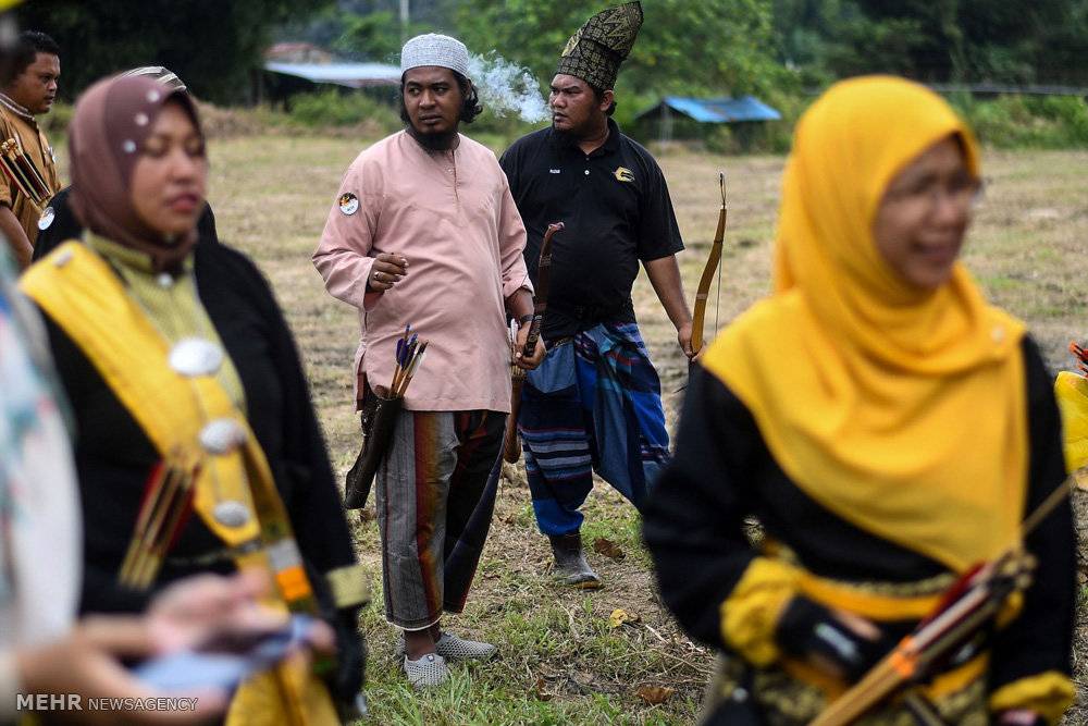 تصاویر جشنواره تیراندازی در مالزی,عکسهای جشنواره سنتی تیراندازی در مالزی,عکس های جشنواره تیراندازی نگری سمبیلان