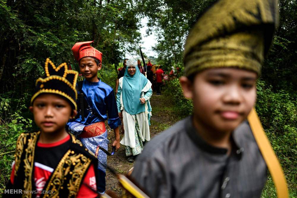 تصاویر جشنواره تیراندازی در مالزی,عکسهای جشنواره سنتی تیراندازی در مالزی,عکس های جشنواره تیراندازی نگری سمبیلان