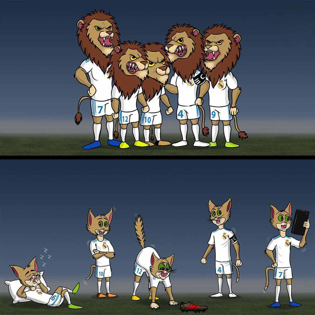 کاریکاتور تیم فوتبال رئال مادرید,کاریکاتور,عکس کاریکاتور,کاریکاتور ورزشی