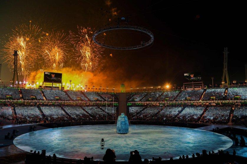 تصاویر مراسم افتتاحیه المپیک زمستانی 2018,عکس های مراسم افتتاحیه المپیک زمستانی 2018,تصاویری از مراسم افتتاحیه المپیک زمستانی در کره جنوبی
