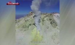 ویدئو/ قله دماوند از زاویه‌ای متفاوت