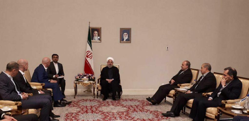 دیدار رئیس فیفا و روحانی,اخبار سیاسی,خبرهای سیاسی,دولت