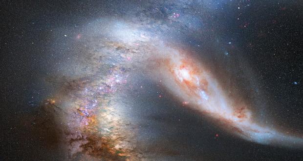 برخورد کهکشان راه شیری با آندرومدا,اخبار علمی,خبرهای علمی,نجوم و فضا