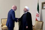 ملاقات روحانی با رییس فیفا,اخبار فوتبال,خبرهای فوتبال,فوتبال ملی