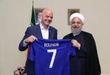 حسن روحانی و رئیس فیفا,اخبار سیاسی,خبرهای سیاسی,دولت