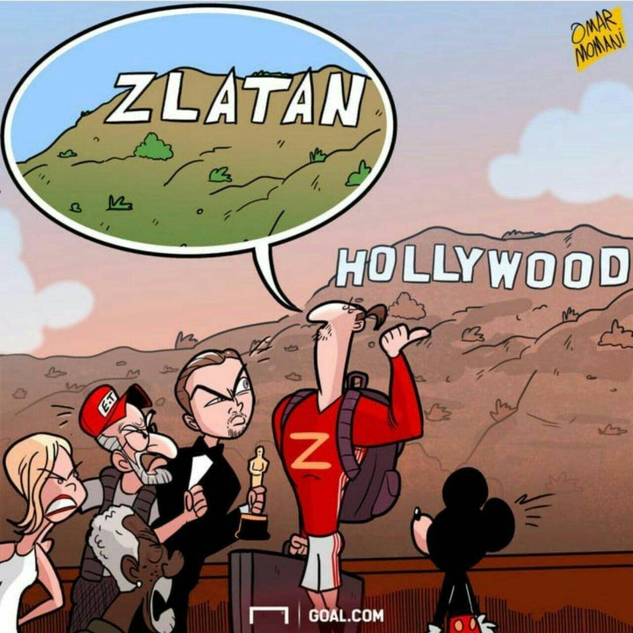 کاریکاتور زلاتان,کاریکاتور,عکس کاریکاتور,کاریکاتور ورزشی