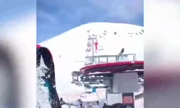 ویدئو/ فاجعه در پیست اسکی گرجستان