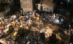 فروریختن ساختمان یک هتل در هند,اخبار حوادث,خبرهای حوادث,حوادث امروز