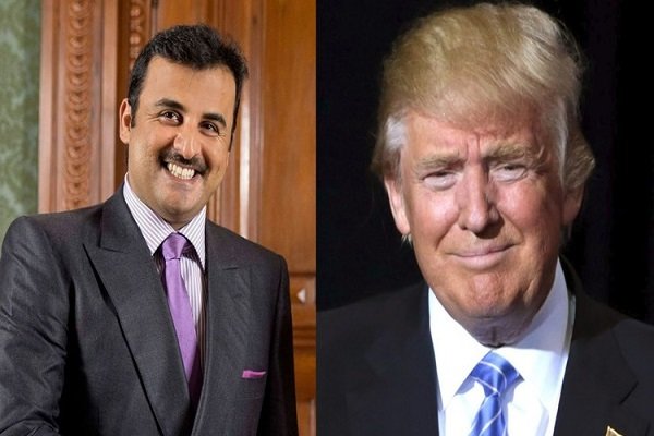 ترامپ و امیر قطر,اخبار سیاسی,خبرهای سیاسی,خاورمیانه