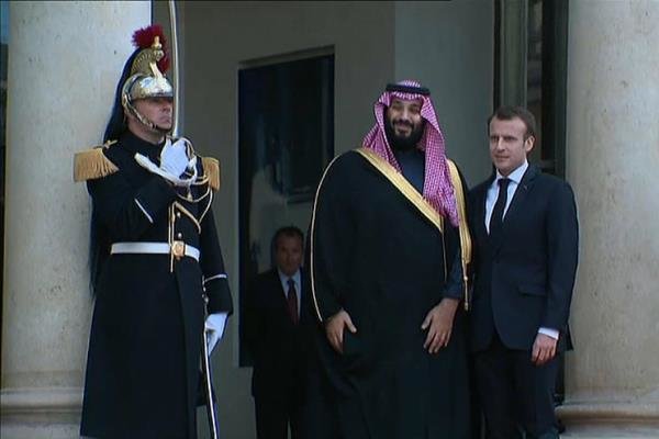 محمد بن سلمان و مکرون,اخبار سیاسی,خبرهای سیاسی,خاورمیانه