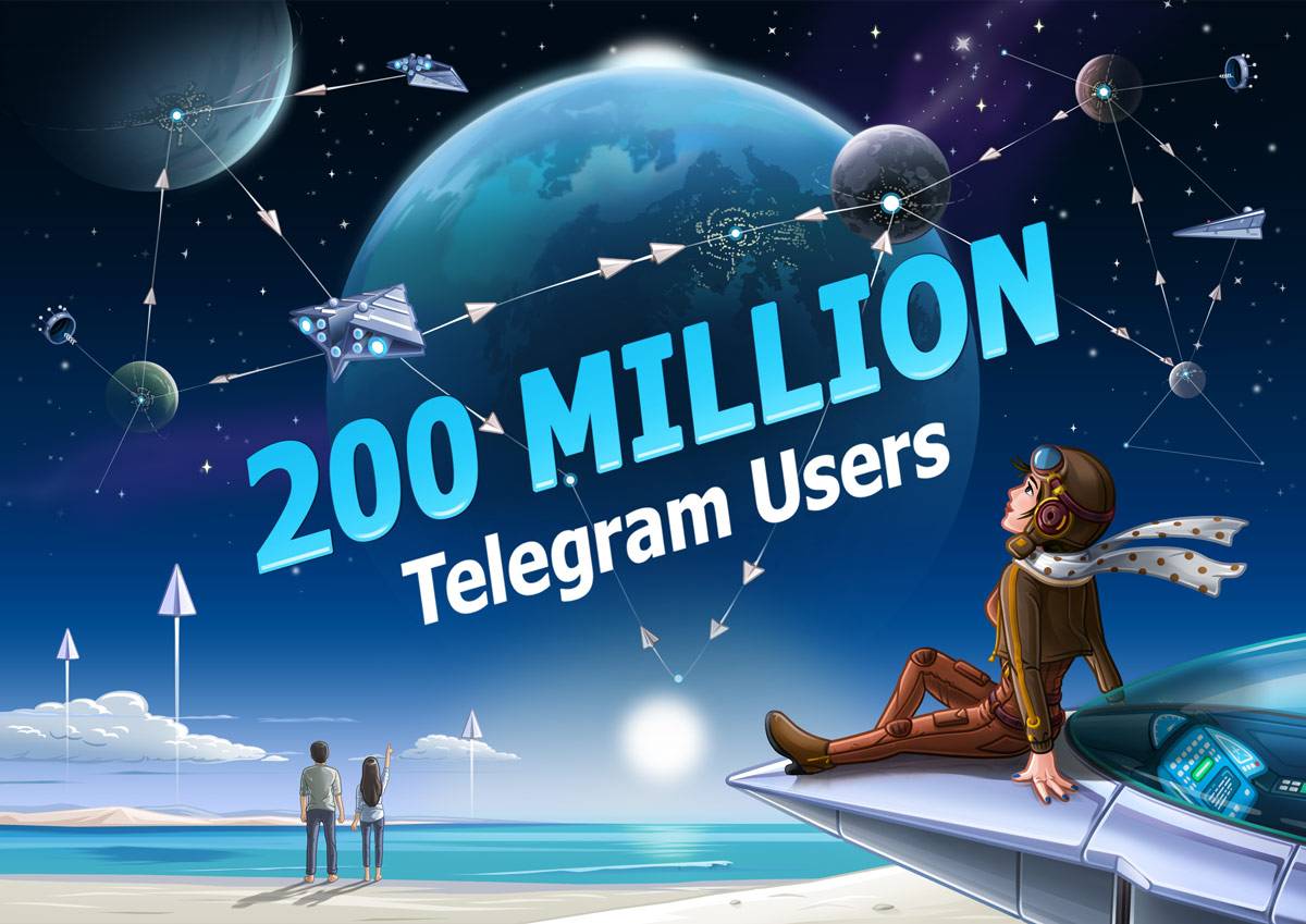 تعداد کاربران فعال تلگرام به 200 میلیون در ماه رسید,اخبار دیجیتال,خبرهای دیجیتال,شبکه های اجتماعی و اپلیکیشن ها