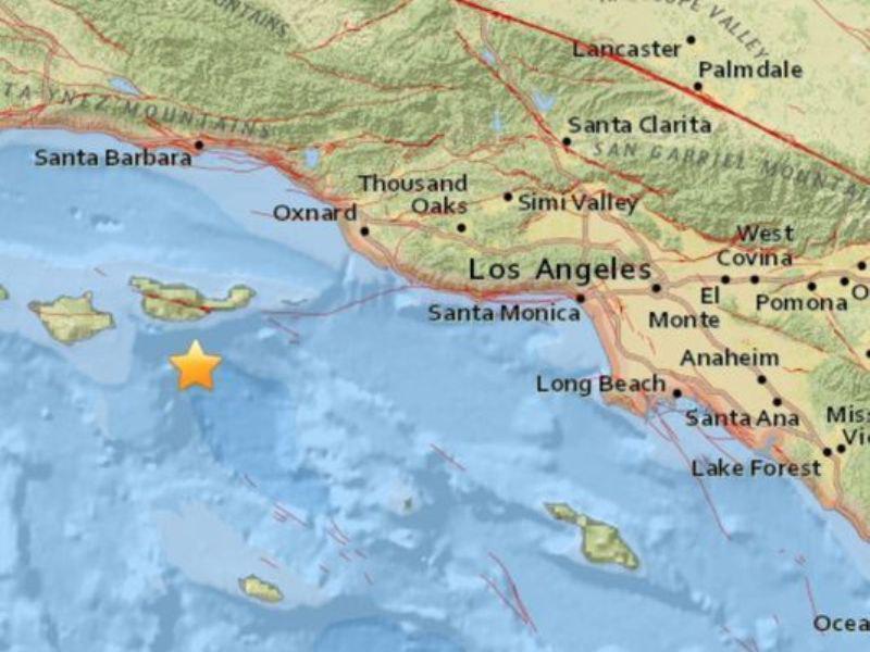 زلزله در لس آنجلس,اخبار حوادث,خبرهای حوادث,حوادث طبیعی