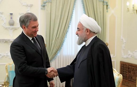 روحانی در دیدار رئیس دومای فدراسیون روسیه,اخبار سیاسی,خبرهای سیاسی,سیاست خارجی