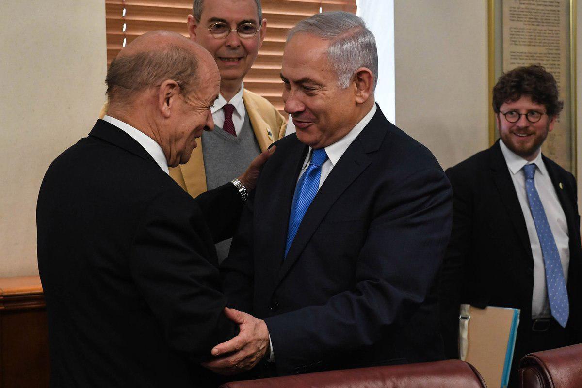 نتانیاهو و ژان ایو لو دریان,اخبار سیاسی,خبرهای سیاسی,سیاست خارجی