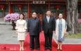 تصاویر دیدار کیم جونگ اون با رئیس جمهور چین,تصاویر رهبر کره شمالی,تصاویر رئیس جمهور چین