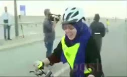 ویدئو/ اولین مسابقه دوچرخه‌سواری زنان در عربستان