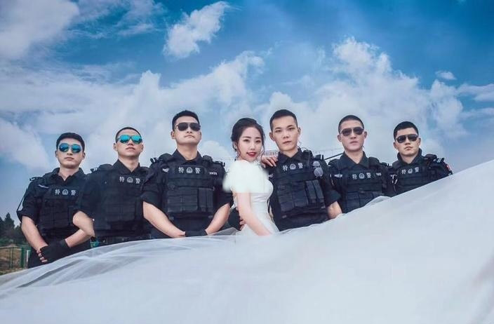 جشن عروسی پلیس چینی,اخبار جالب,خبرهای جالب,خواندنی ها و دیدنی ها