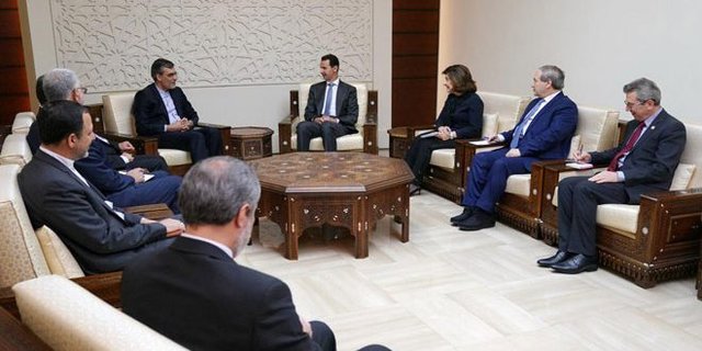 دیدار بشار اسد و جابری انصاری,اخبار سیاسی,خبرهای سیاسی,خاورمیانه