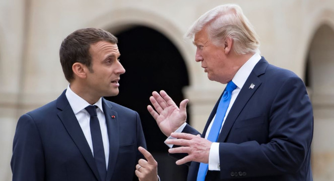 ترامپ و مکرون,اخبار سیاسی,خبرهای سیاسی,سیاست خارجی