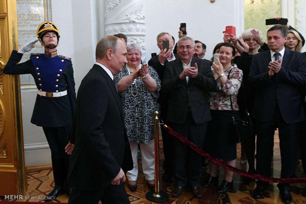 عکس مراسم تحلیف پوتین,تصاویرمراسم تحلیف پوتین,عکس پوتین