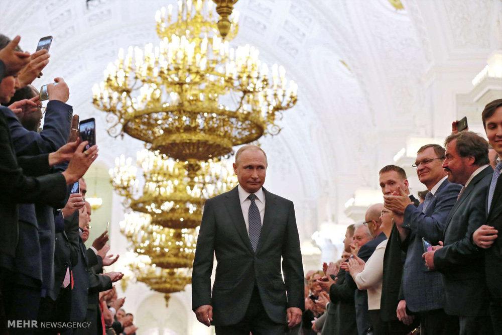 عکس مراسم تحلیف پوتین,تصاویرمراسم تحلیف پوتین,عکس پوتین