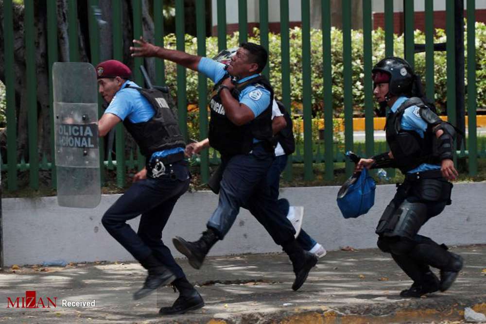 تصاویرتظاهرات ضد دولتی در نیکاراگوئه,عکس های تظاهرات خشونت‌بار درنیکاراگوئه,عکس های تظاهرات مردم نیکاراگوئه