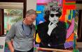 تابلو نقاشی باب دیلن,اخبار هنرمندان,خبرهای هنرمندان,اخبار بازیگران
