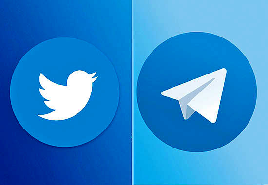 تلگرام و توییتر,اخبار دیجیتال,خبرهای دیجیتال,شبکه های اجتماعی و اپلیکیشن ها