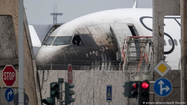 آتش‌سوزی در فرودگاه فرانکفورت,اخبار حوادث,خبرهای حوادث,حوادث امروز
