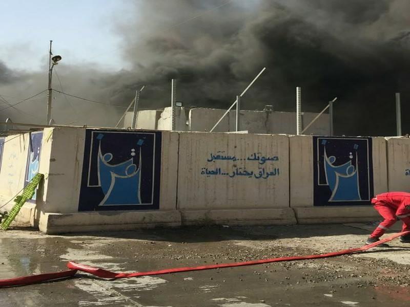 آتش سوزی مرکز نگهداری صندوق های رای بغداد,اخبار سیاسی,خبرهای سیاسی,خاورمیانه