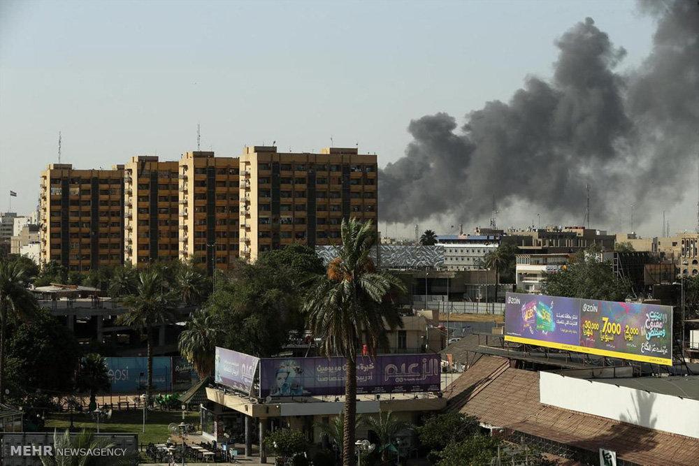 تصاویر آتش سوزی درانبار صندوق های انتخاباتی عراق,عکس های آتش سوزی در صندوق آرای انتخاباتی عراق,عکس های آتش سوزی انبارهای اصلی صندوق های انتخابات
