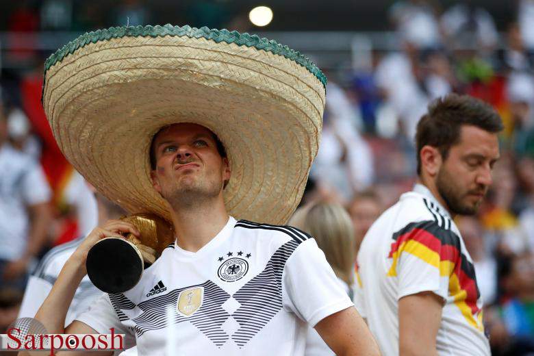 عکس هواداران آلمان,تصاویرهواداران آلمان,عکس هواداران آلمان بعد از باخت برابر مکزیک