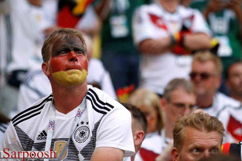 عکس هواداران آلمان,تصاویرهواداران آلمان,عکس هواداران آلمان بعد از باخت برابر مکزیک