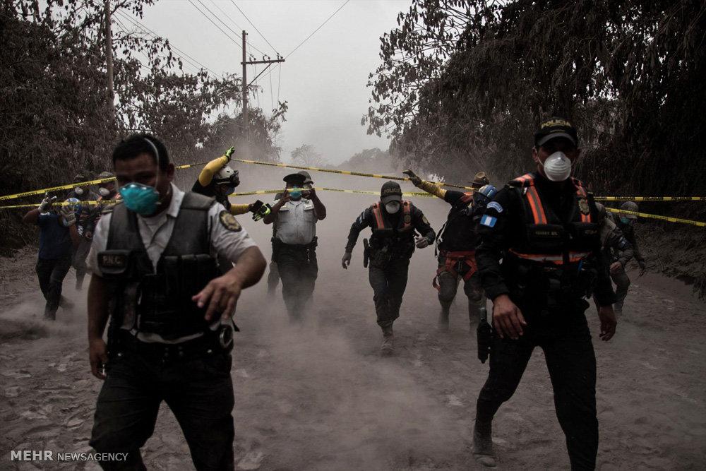 عکسهای فوران آتشفشان گواتمالا,تصاویر قربانیان فوران آتشفشان گواتمالا,عکس های فوران آتشفشان فوئگو گواتمالا