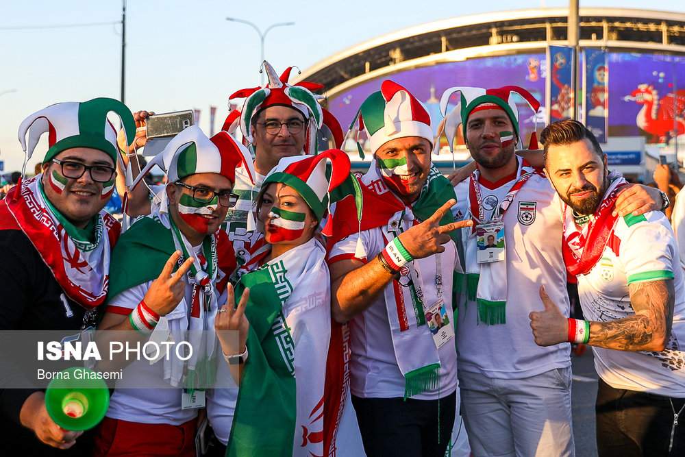 تصاویر تماشاگران بازی ایران و اسپانیا,عکس های تماشاگران بازی ایران و اسپانیا,عکس از تماشاگران ایرانی در جام جهانی روسیه
