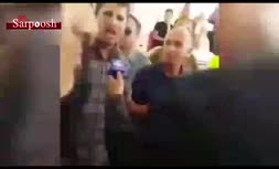 ویدئو/ برخورد عجیب خبرنگار صداوسیما با رانندگان معترض: خودت رو نگهدار وگرنه می‌دم نگهت دارن!