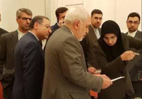 لعیا جنیدی و محمدجواد ظریف,اخبار سیاسی,خبرهای سیاسی,دولت