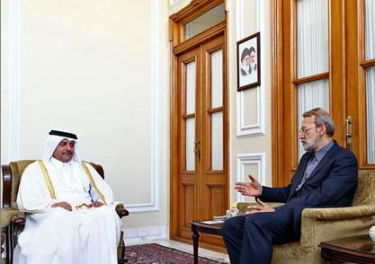 دیدار علی لاریجانی با علی بن حمد السلیطی,اخبار سیاسی,خبرهای سیاسی,سیاست خارجی