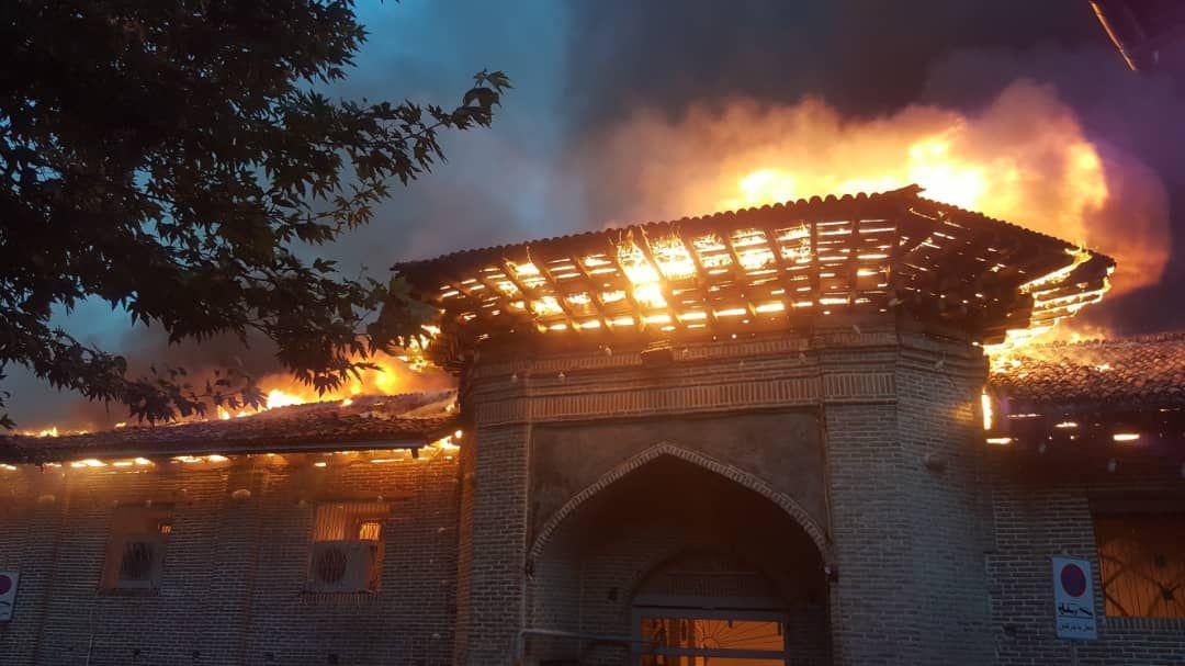آتش سوزی مسجد جامع ساری,اخبار فرهنگی,خبرهای فرهنگی,میراث فرهنگی
