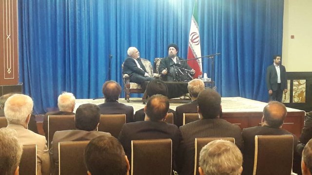 دیدار محمدجواد ظریف و سیدحسن خمینی,اخبار سیاسی,خبرهای سیاسی,سیاست خارجی