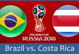 ترکیب تیم های برزیل و کاستاریکا,اخبار فوتبال,خبرهای فوتبال,جام جهانی