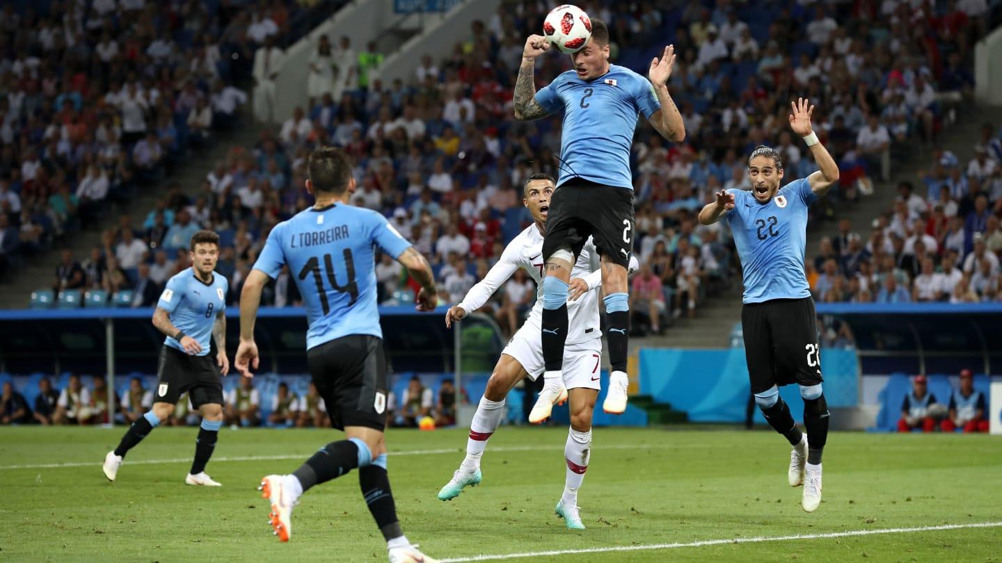 تصاویر دیدار تیم ملی اروگوئه و پرتغال,عکس های دیدار اروگوئه و پرتغال,عکس بازی تیم ملی اروگوئه و پرتغال در جام جهانی