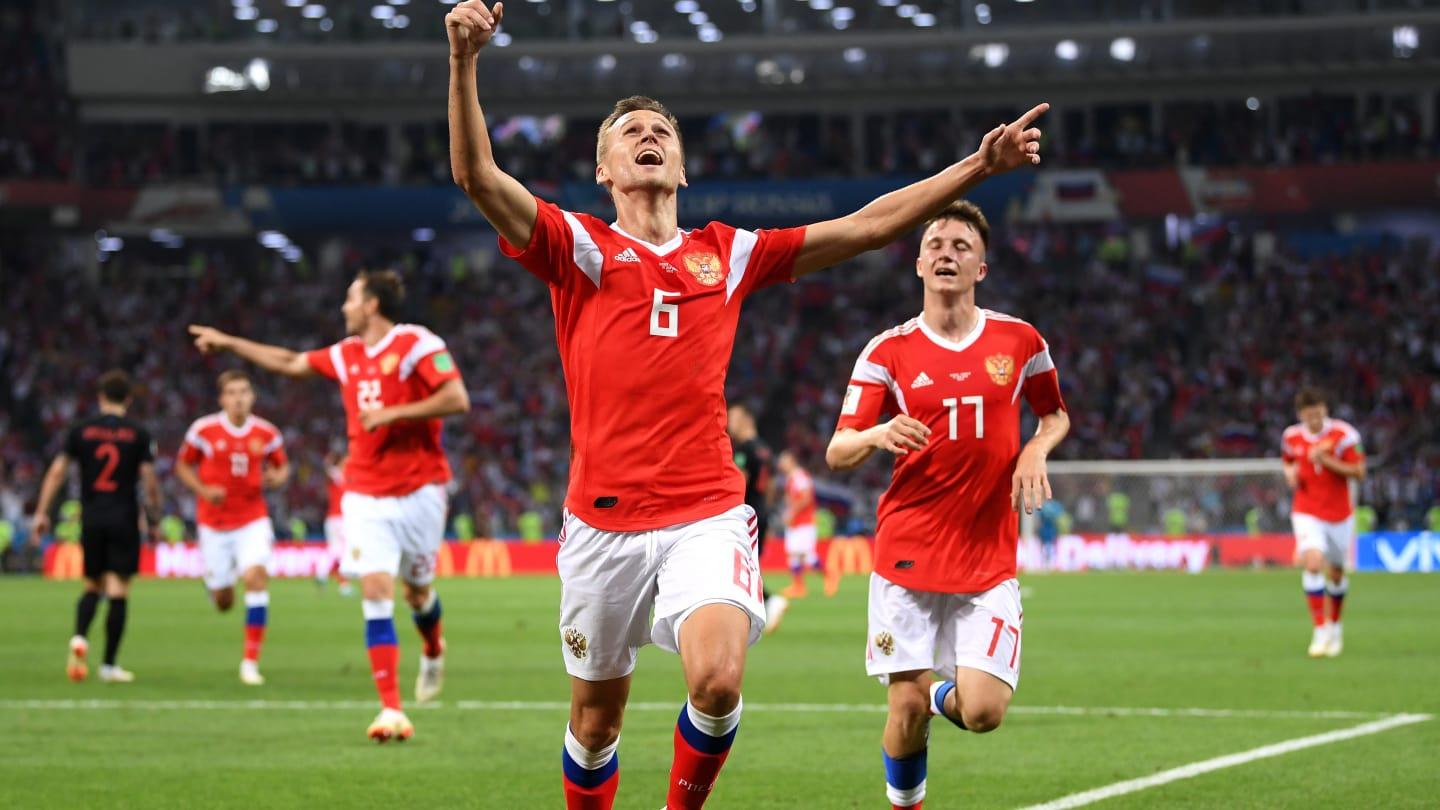 تصاویر دیدار روسیه و کرواسی,عکس های بازی روسیه و کرواسی,عکس بازی کرواسی و روسیه در جام جهانی