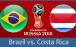 ترکیب تیم های برزیل و کاستاریکا,اخبار فوتبال,خبرهای فوتبال,جام جهانی