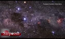 ویدئو/ «آتش‌بازی آسمانی» یک منطقه ستاره‌فشان