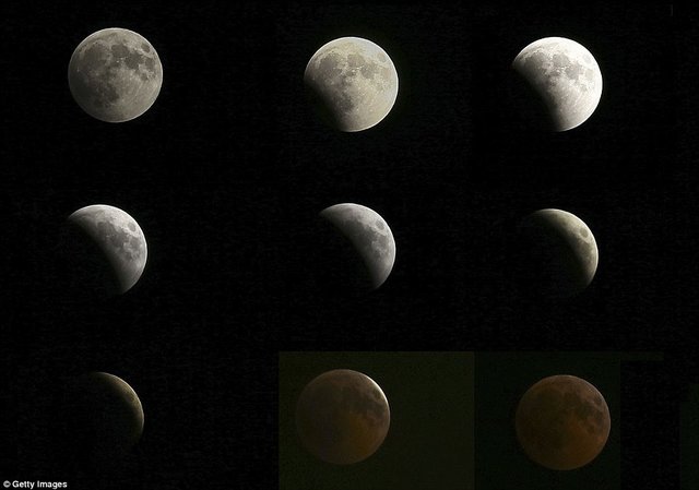 ماه گرفتگی,اخبار علمی,خبرهای علمی,نجوم و فضا